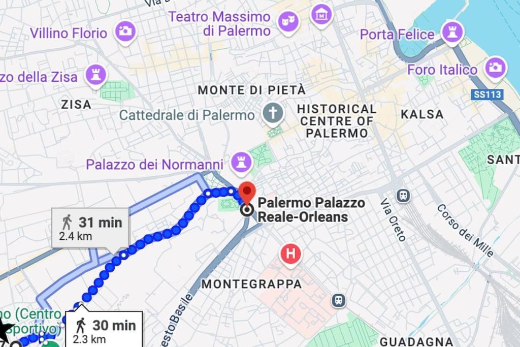 Apartament Dolce Sicily A 2Km Dal Centro Palermo Zewnętrze zdjęcie